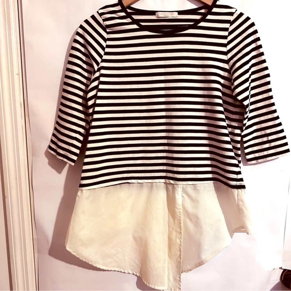 Chocol Raffine Robe | Top | Striped Top - Picture 2 of 8